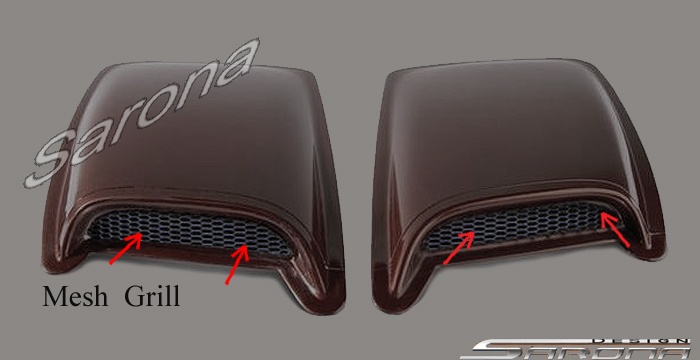 Custom Universal All  All Styles Hood Scoop (1970 - 2016) - $125.00 (Part #UV-033-HS)